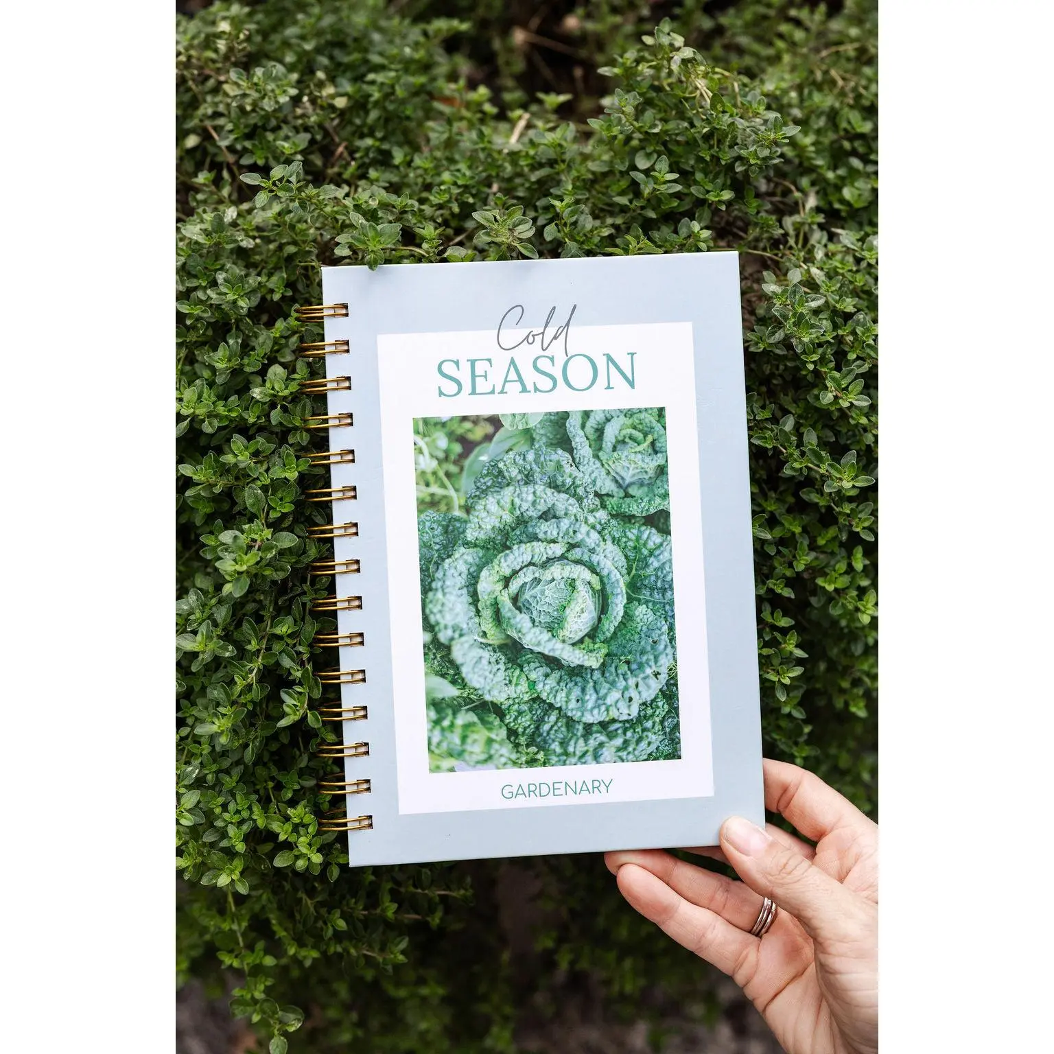 Gardenary Cold Season Garden Planner - Physical Printed Planner for Winter Gardening with 90 Activities & Expert Guidance for Planting Tending & Harvesting