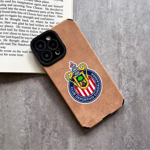 Football Fans Soccer Club Chivas Pattern creativity Design Suitable for Aesthetic TPU Leather Casing For iphone 17 16 15 14 13 12 11 PRO PLUS MAX AIR Samsung S26 Four Corners Anti-Fall Casual Soft Silicone Luxury durable premium fashion Phone Cases L1710