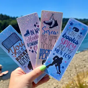 Hockey Romance Cardstock Bookmark Bundle perfect