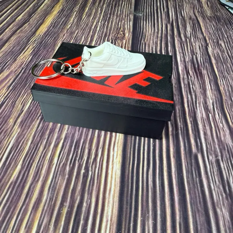 Shoe keychain for key ring