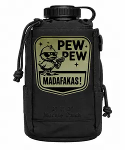 Pew Pew Madafakas Funny Morale Patch 3” Hook & Loop Back for Hats Jackets Tactical Vests Plate Carriers EDC Gear & Humor Patch Collectors