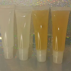 4pc all natural vegan lipgloss chocolate lavender scent lip set