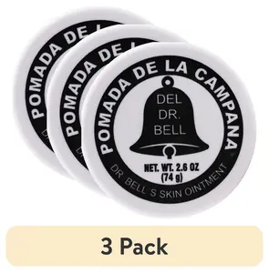 Dr. Bells Pomade - Pomada de la Campana 2.6 oz Pack of 3 for Skin Softening Melasma Relief & Protection