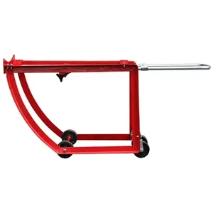 American Lube Equipment 55-Gallon Heavy-Duty Drum Cradle with Wheels TIM-351-8HD