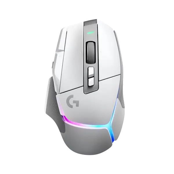 Logitech G502 X Plus Wireless Gaming Mouse - LIGHTSPEED Optical, LIGHTFORCE Switches, LIGHTSYNC RGB, HERO 25K Sensor, PTFE ft, Esports Performance, Smooth Movement, PC/Mac/Laptop Use - White