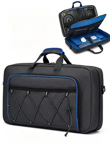 Dj Equipment Storage Solution, Integrated Turntable Messenger Bag with Compartments, Perfect for Ddj-200 Ddj-400 Ddj-Rev1 Ddj-Flx4ddj-Sb3, Easy to Carry