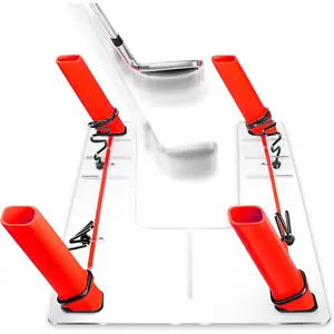 Golf Swing Trainer - Swing Plane  Aid - Improve Swing Accuracy and Skills for Indoor and Outdoor