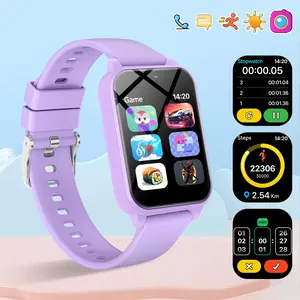 Kids Touch Screen Game Watch, Wristwatch, Low Power High Capacity Battery, 18 kinds of games, Multi-Sport Tracking, Various Color Options, gCamera for Photos, LED Flashlight, Calculator, Multi-Language Support, Perfect Holiday Gift for Children