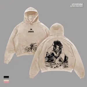 Jabber Wonger Gachiakuta Anime Double Printed Vintage Washed T-Shirt & Hoodie – Oversized Heavyweight Cotton Manga Graphic, Unisex Streetwear Top, Dark Punk Aesthetic Anime Merch