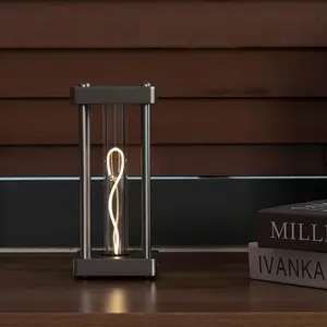 Creative Atmosphere Light, Square Magnetic Night Light, Rechargeable Breathing Mode Night Light for Desktop, Office, Room Decoration