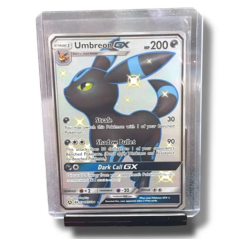 Umbreon GX Pokemon Card (EN) SV69/SV94 - Hidden Fates Shiny Vault - TikTok  Shop