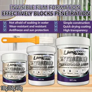 Clear Waterproof Sealant - Invisible Finish, High Elasticity - Perfect for Glass, Tile, Showers & Outdoor Decor 100g/250g/450g