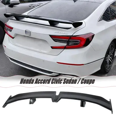 HONDA CIVIC 8TH GEN 2006-2011 P STYLE ABS REAR TRUNK SPOILER DUCKTAIL HONDA CIVIC 8TH GEN 2006-2011 P STYLE ABS REAR TRUNK SPOILER DUCKTAIL