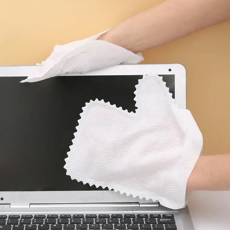 30 Pcs Home Dust Removal Gloves, Non Woven Gloves, Dry And Wet Dual-Purpose Cloth, Household Dishwashing And Dust Removal Cloth,Microfiber Fish Scale Cleaning Duster Glove, Disposable Cloth Gloves