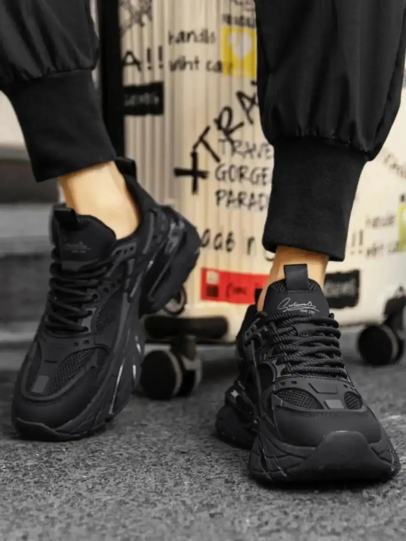 Airy Men's Height Increasing Samurai Dad Shoes Thick Sole Mesh Daily Sports Trendy Chic Snkrs Comfy Walking Sporty Soled practical lifestyle trainer performance durable street style Modern Comfort Must" fashion active