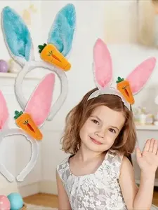 Easter Party Decoration Headdress Creative Carrot Bunny Ears Wash Headband Hair Accessories Cosplay Cute