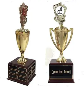buyawardsandtrophies.com Ugly Sweater Contest Traveling Trophy (no Logo) Gold