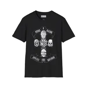 HELLRAISER T-SHIRT #352 - 451% Polyester, Machine Washable, Stylish Crewneck for Summer & Father's Day