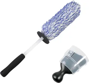 Metal Free Microfiber Wheel Brush,Wheel Cleaner Brush for Wheel and Rim Detailing, No Scratching