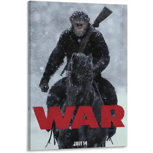 Wall Posters War for The Planet of The Apes Family Wall Decor Room Decor for Men Poster Decorative Painting Canvas Wall Art Living Room Posters Bedroom Painting