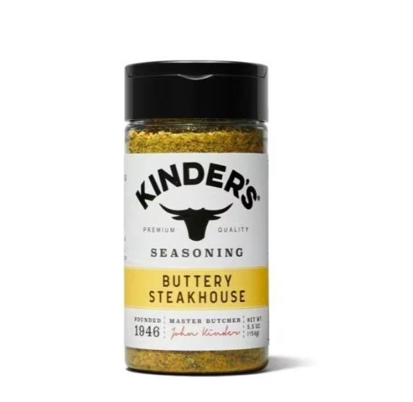 Kinder's The Blend Seasoning with Salt, Pepper, and Garlic, Buttery Garlic & Herb and Buttery Steakhouse Seasoning Variety Pack