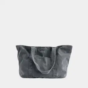 GAP Vintage Logo Tote Bag Unisex – Large Canvas Shoulder Bag, Casual Streetwear, Everyday Carry, School Work Travel Bag