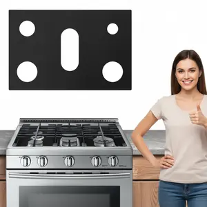 Silicone Stove Cover Gas Stove Top Burner Covers Reusable Non Stick Washable Range Protector Mat 24.4x16.3 Inch