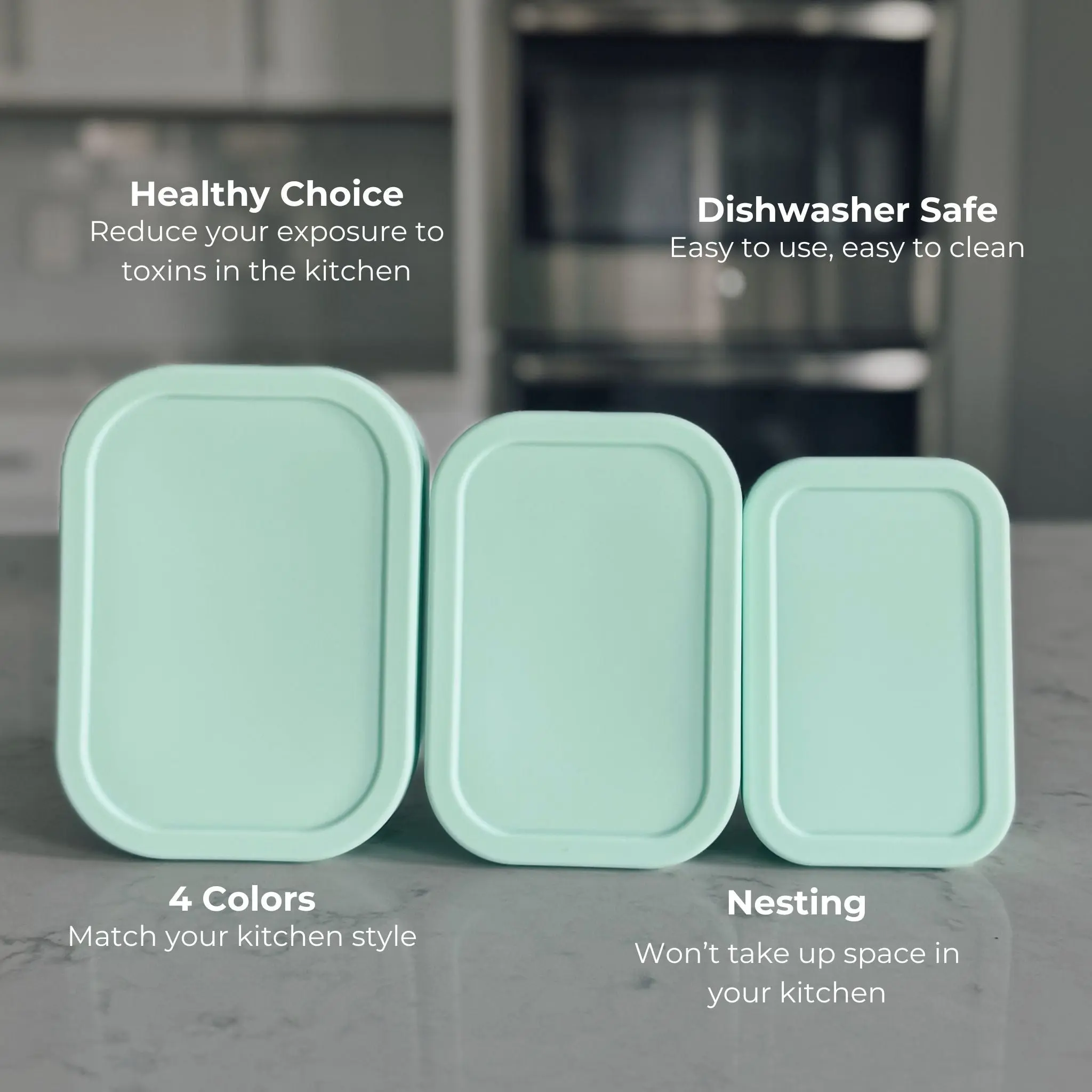 Rectangular Silicone Food Storage Container