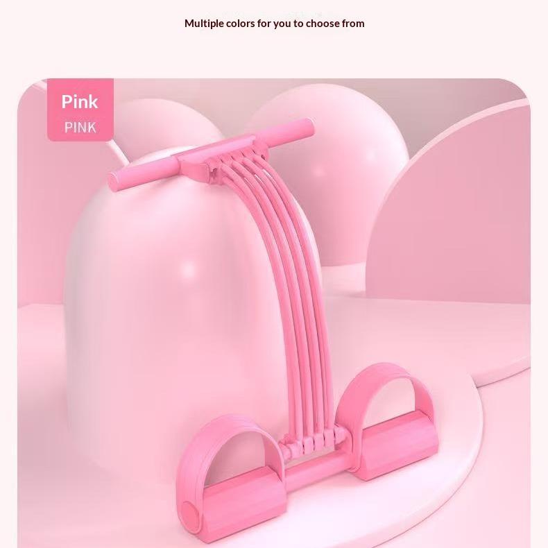 Multifunction Tension Rope, 8-Tube Elastic Yoga Pedal Puller Resistance Band, Elastic Pull Rope Fitness, Full-Body Workout atHome Gym, Exercise Sit-up, Yoga, Abdominal Training