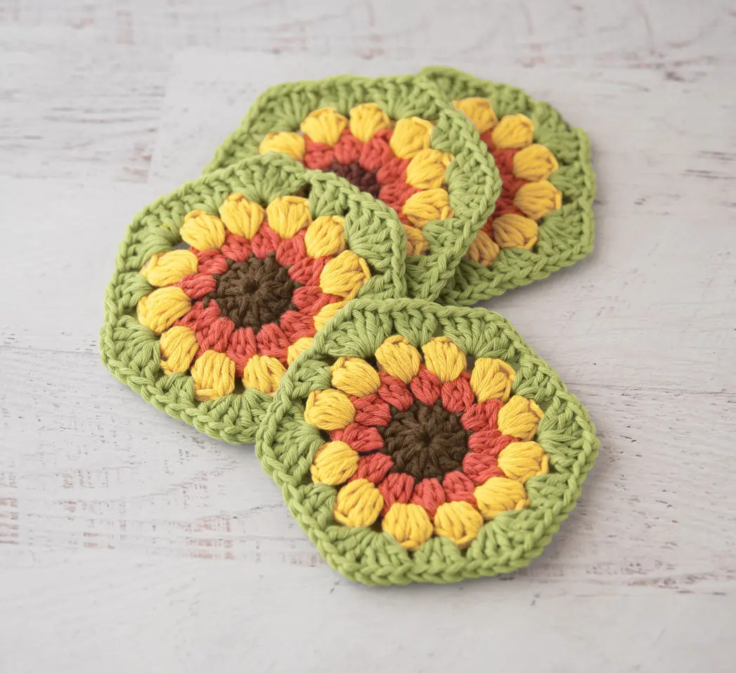 Sunflower Coasters