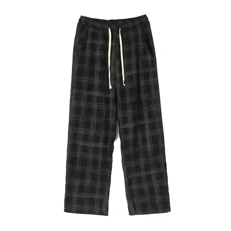 Checkered Corduroy Sweatpants | Men's Streetwear