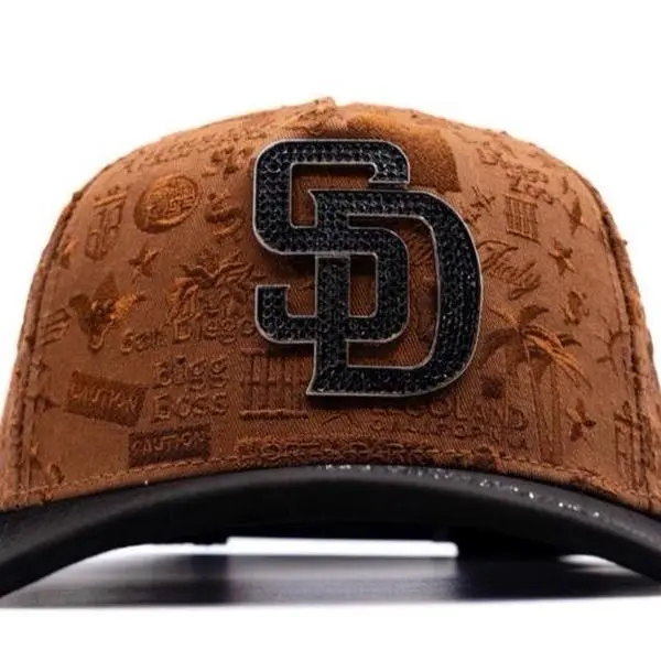 Cap “SDSan Diego”, Brown/Black, premium.
