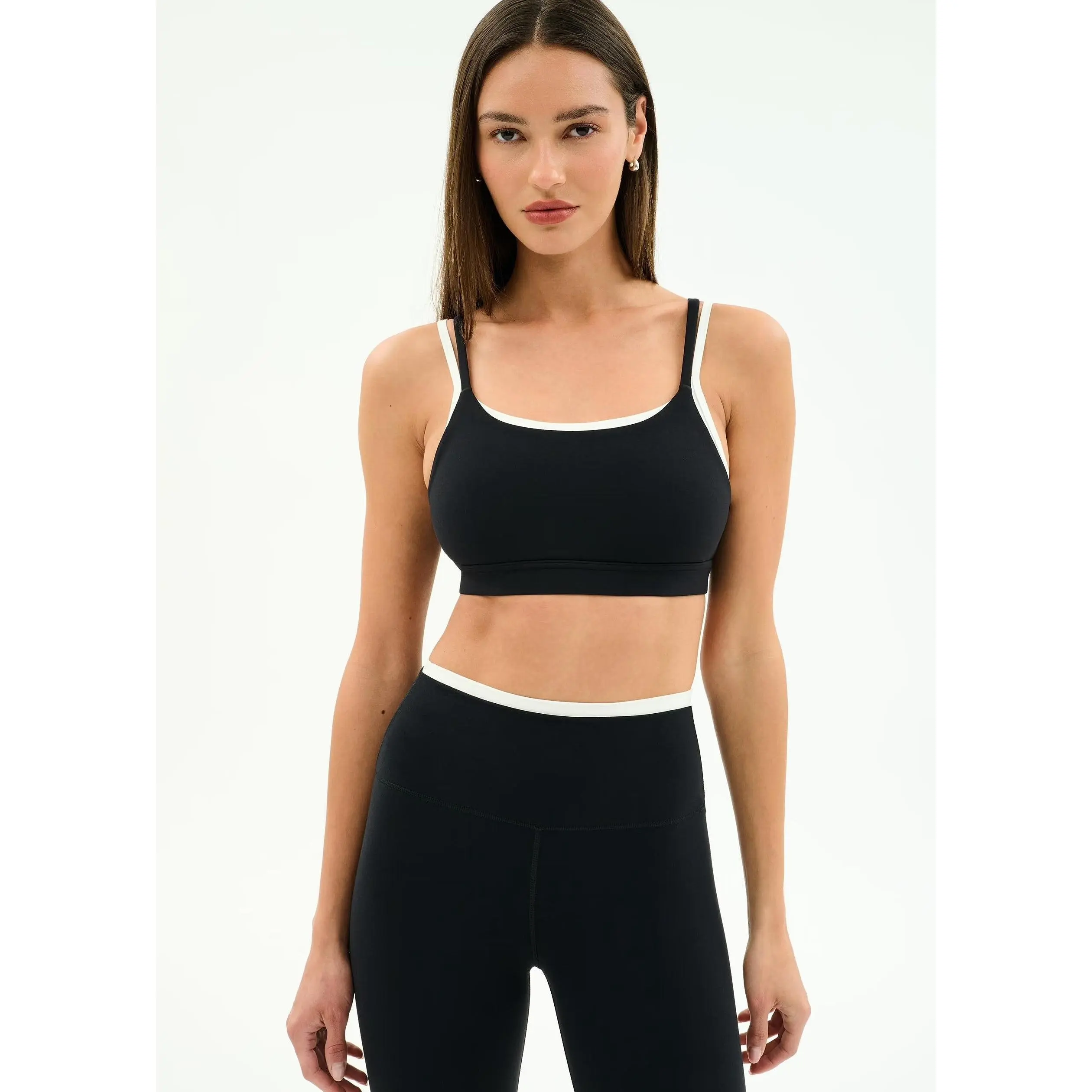 SPLITS59- ELLIAH BRA BLACK/WHITE