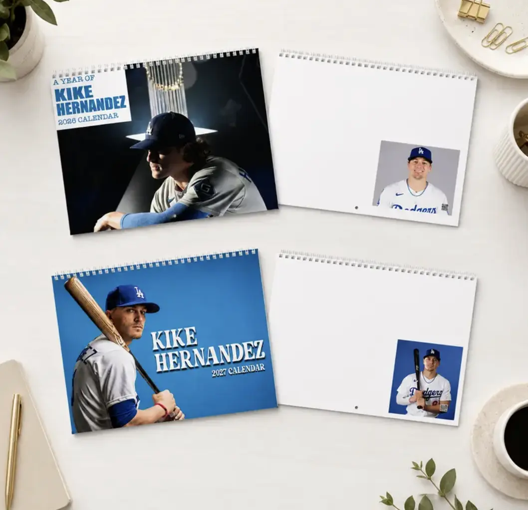 Kike Hernadezz 8 Baseball 2026/2027 Calendar, Must Have Baseball Kike 2027 Wall Calendar, Gameday 2027 Desktop Calendar, The Best Gift For Fan