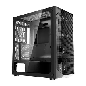 VEVOR PC Gaming Case, Full-Tower, Computer Case with High-Airflow Panel, Magnetic Dust Filter, 3 x 140mm PWM Fans, Cable Management, for GPU up to 410mm in Length, Compatible with E-ATX/ATX/M-ATX/ITX