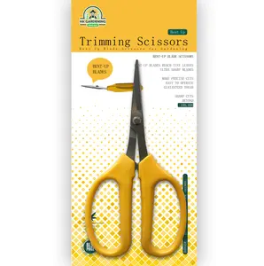 HK Gardening Plant Trimmer Garden Pruning Bent-up blade Scissors Stainless Steel Bonsai Shears