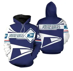 Summer Hooded Outfit Unisex USPS 3D Hoodie Printed Lightweight Unisex Casual Streetwear Graphic Pullover Trendy Fashion Top Men Women