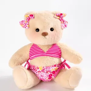 Getahug Pink Paradise Bikini Bear | Handmade Jointed Teddy Bear Stuffed Animal Gift