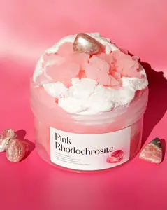 Pink Rhodochrosite - OG Slimes 7 oz Icee x Cloud Dough Slime