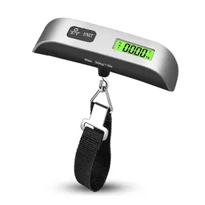 Luggage Scale High Precision Luggage Weight Scale Portable Suitcase Scale Digital Handheld Electronic Digital Hanging Scale for Travel with Hook 110 Lb/ 50Kg