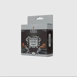 Black Ice Soul Sticks backflow incense cones