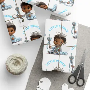 Little Prince Wrapping Paper - African American Themed Gift Wrap