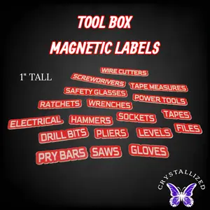 Toolbox Magnetic Labels