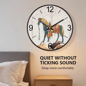Nordic Light Luxury Clock Fashion Home Background Wall Hanging Clock New Living Room Bedroom Creative Home Decoration