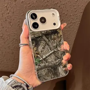 Jungle Mottled Camouflage Phone Case for iPhone 17 AIR 17 PRO 16 PRO 15  PRO MAX  14 PLUS 13 PRO 12 11 PRO XS MAX X XR Samsung Galaxy S25 Ultra S24 S23 S22 Plus Perfect Gift