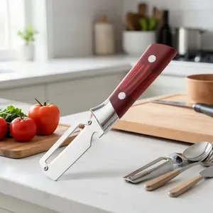 Two-In-One Stainless Steel Peeler with Bottle Opener, Multifunctional Kitchen Tool, kitchen gadgets, Durable, Ideal for Fruits, Vegetables, Potatoes, Carrots, Apples, Pumpkins