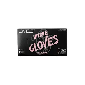 Level3 Nitrile Gloves - Pearl Pink