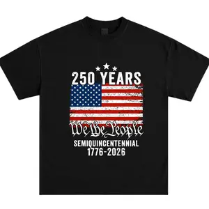 250 Years USA Semiquincentennial T-Shirt 1776-2026 We The People American Flag Patriotic Tee Independence Day 4th of July Shirt Vintage USA Gift Unisex Freedom Liberty Apparel