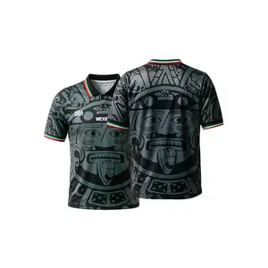 1998 World Cup Mexico National Team Away Short Sleeve Retro Soccer Jersey