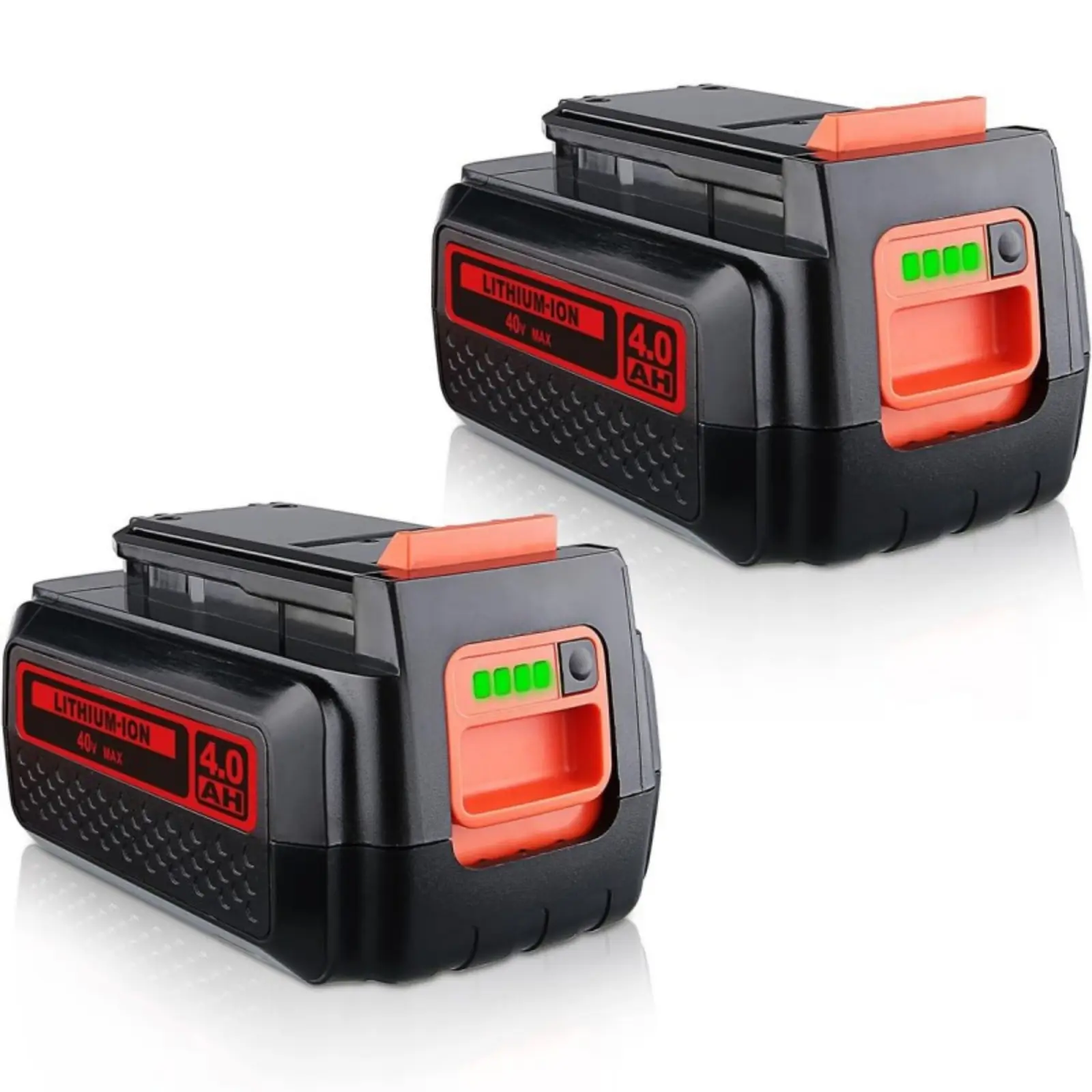 40V 4000mAh Lithium Ion Power Tool Batteries (2-Pack) - Replacement for Black and Decker LBX2040, LBX36, LBXR36, LBXR2036, LST540, LST136W Cordless Power Tools, Lithium Ion Battery
